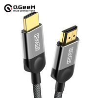 QGEEM HDMI Cable HDMI to HDMI 2.0 Cable 4K for Xiaomi Projector Nintend Switch PS4 Television TVBox xbox 360 1m 2m 5m Cable HDMI