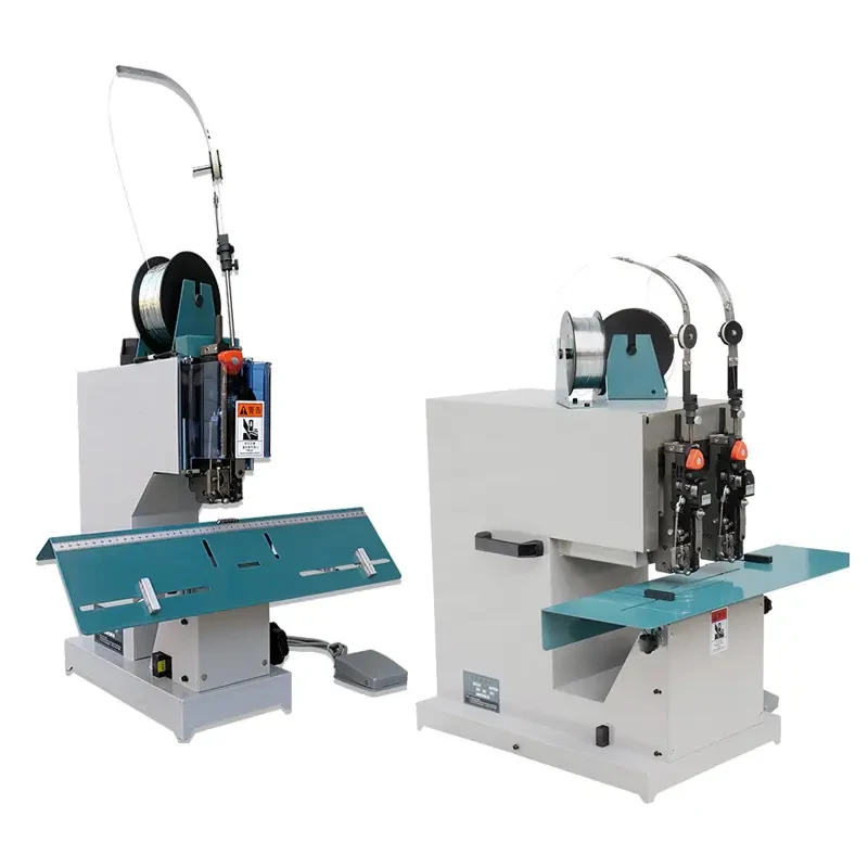 Single Double Head Wire Stitching Binding Machine CG8702 Desktop Saddle Wire Stitching Paper Stapler Stapling Machine