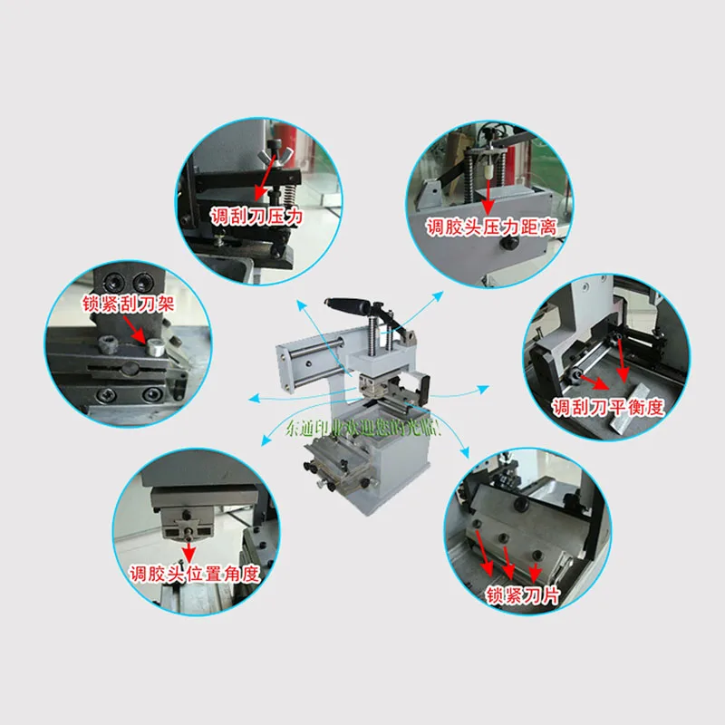 

Factory Price NEW Manual Pad Printing Equipment Company Logo Printer Machinery Single Color Oil Stamping Printer Design Die