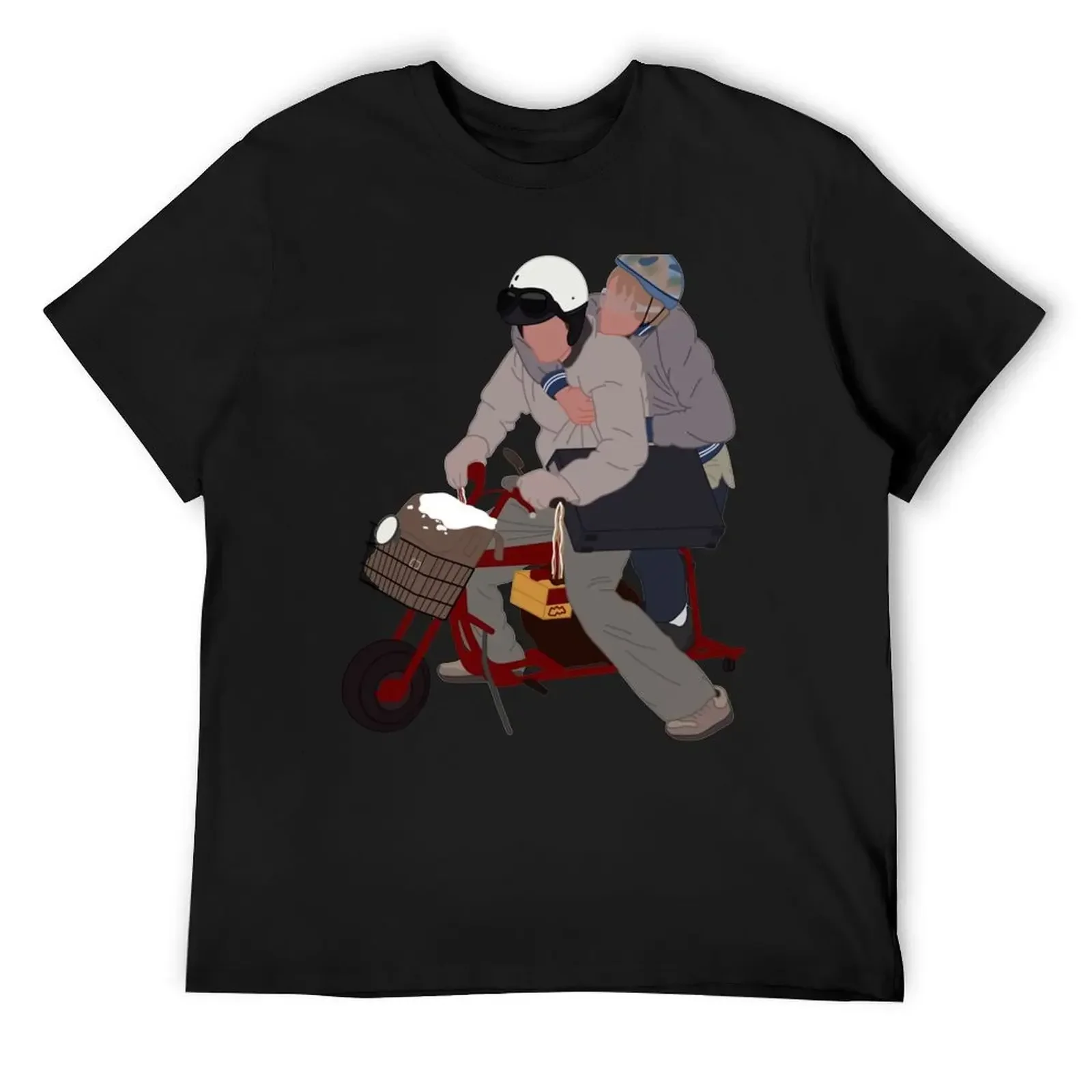 Dumb and Dumber Mini Bike T-Shirt Short sleeve tee Funny t-shirts valentines clothes Short sleeve tee men