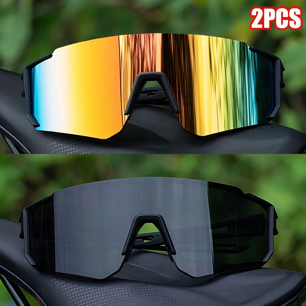 1_2PCS Men's Large Frame Fashion Glasses Lightweight Durable for Daily Life Activities Casual Style Ordinary Decorative Glasses