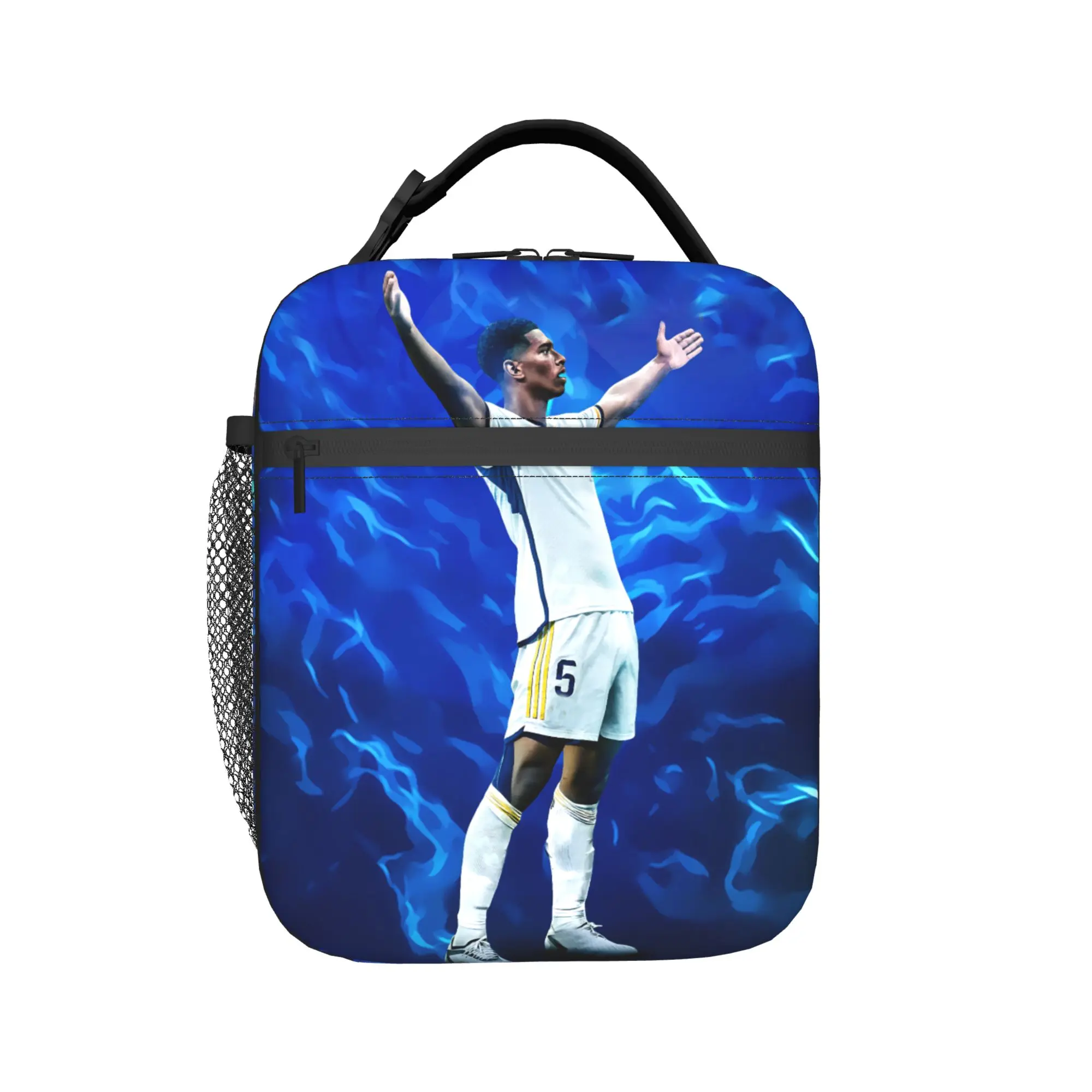 Bellinghams Insulated Lunch Bag High Capacity Soccer Football Reusable Cooler Bag Tote Lunch Box School  Picnic Food Bag