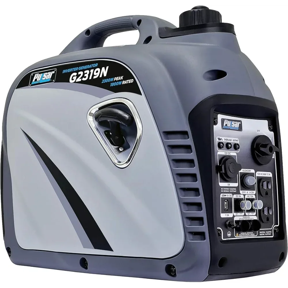 2,300W Portable Gas-Powered Quiet Inverter Generator With USB Outlet & Parallel Capability, Carb Compliant,