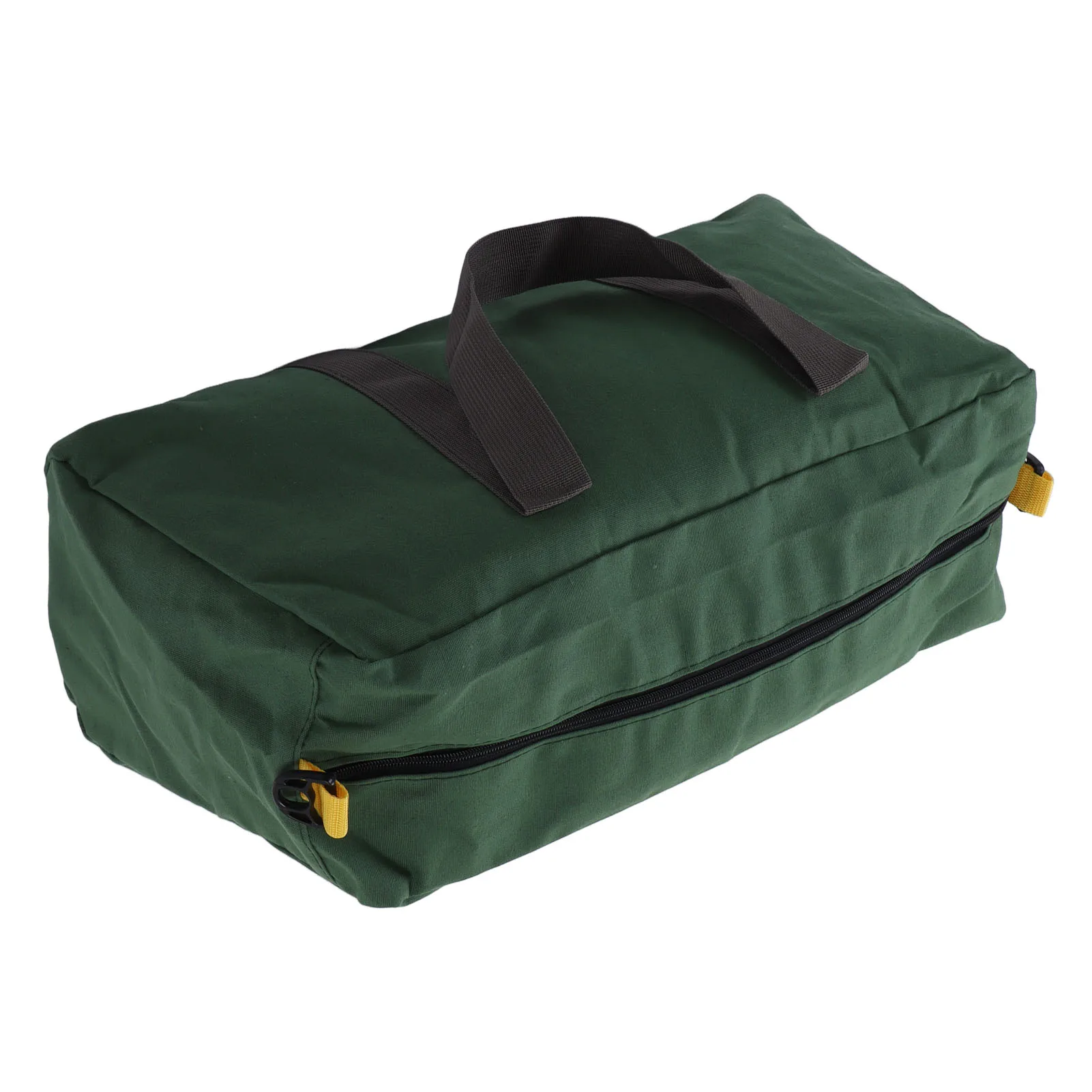 Hand Tool Bag Waterproof Heavy Duty Large Capacity Wide Mouth Canvas Portable Tool Tote for Carpentry Electrician 20 Inch