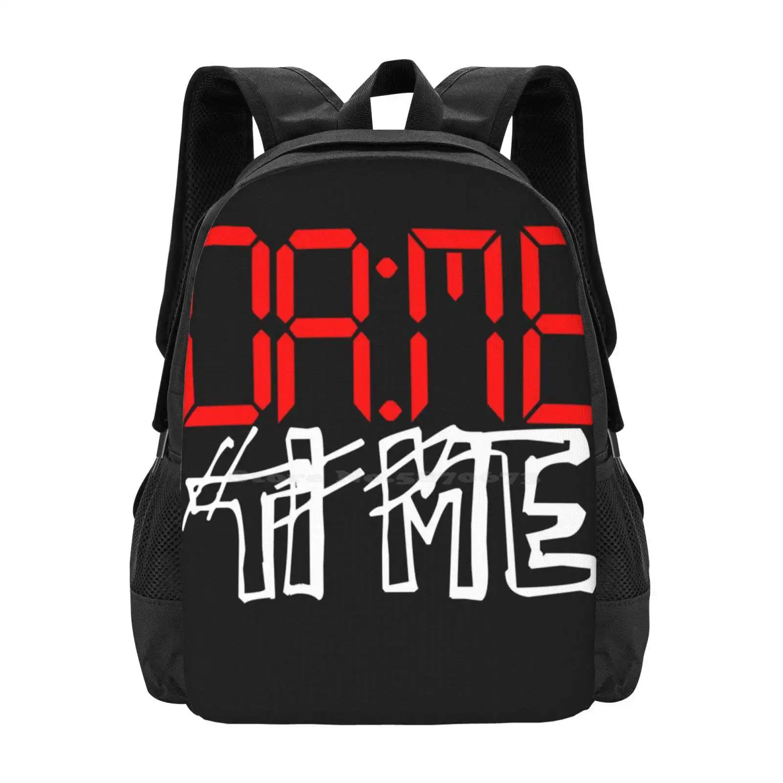 Dame Time Bag Backpack For Men Women Girls Teenage Dame Dolla Damian Lillard Dame Time Once Upon A Time