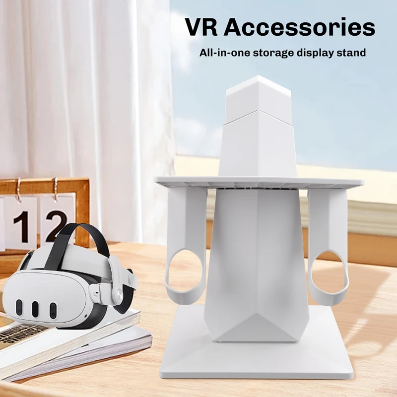 Controller Holder For Meta Quest 3 Mount Station And Headset Display VR Stand Display VR Accessories B