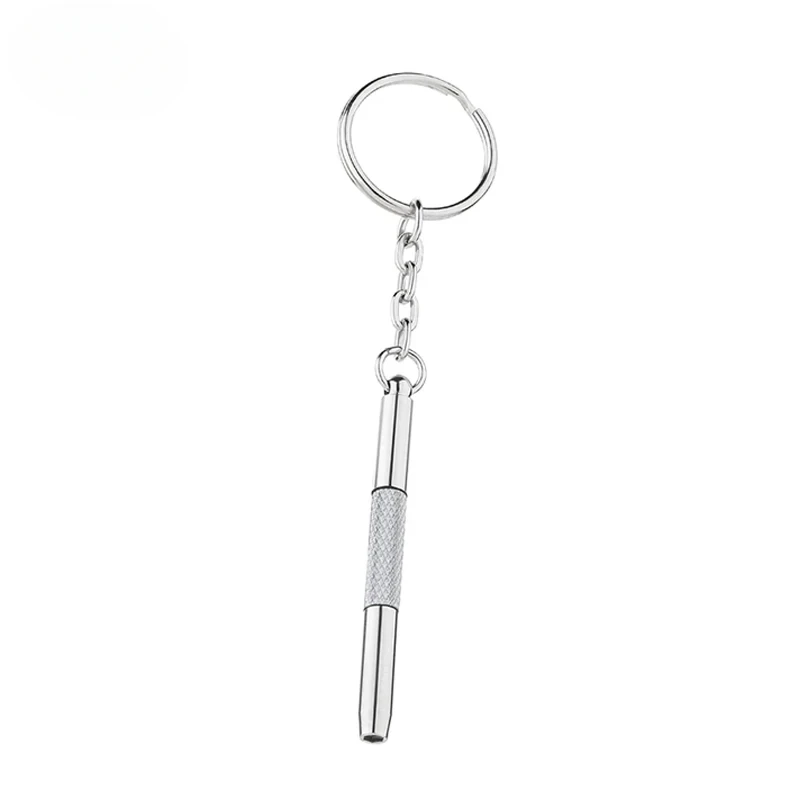 Steel Glasses Screwdriver Eyeglass Screwdriver Watch Repair Kit with Keychain Portable Hand Tools Precision Screwdriver Tools