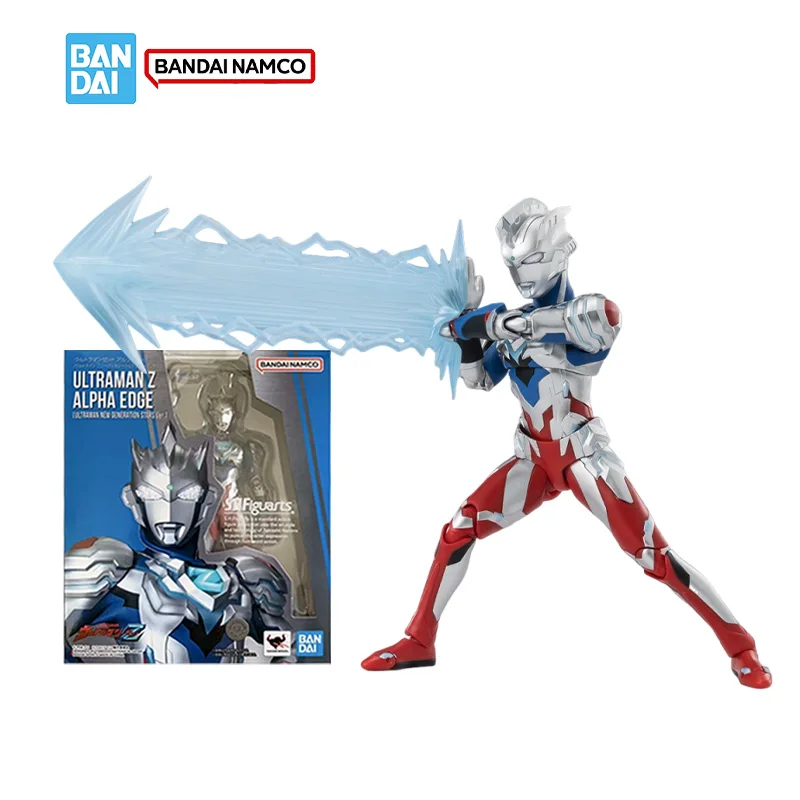 

Bandai оригинальная фигурка Ultraman Z Model Kit SHF Ultraman Z Alpha Edge, коллекция нового поколения, экшн-фигурка, модель игрушки