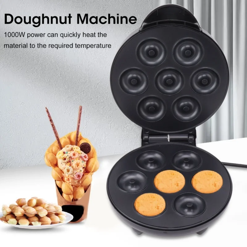 1000W Double Sided Heating Doughnut Machine Multifunctional Electric Donut Maker