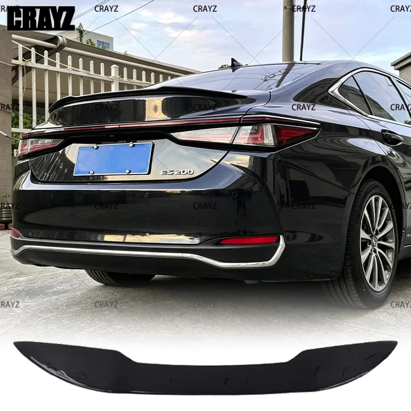 For 2018 - 2025 Lexus ES Rear Wing GEN 7 ES260 ES300H ES200 Glossy Black Spoiler Trunk Boot Wing TRD Spoiler Accessories