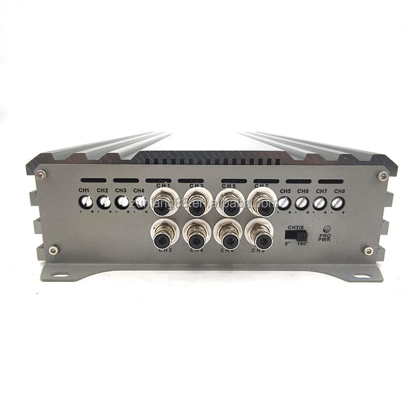 Peak 6800W Car Power Amplifier RMS 85W*8CH 2ohm RMS 65W*8CH 4ohm Class AB 5 6 8 Channel Car Sound Subwoofer Amplifier 2 Channel