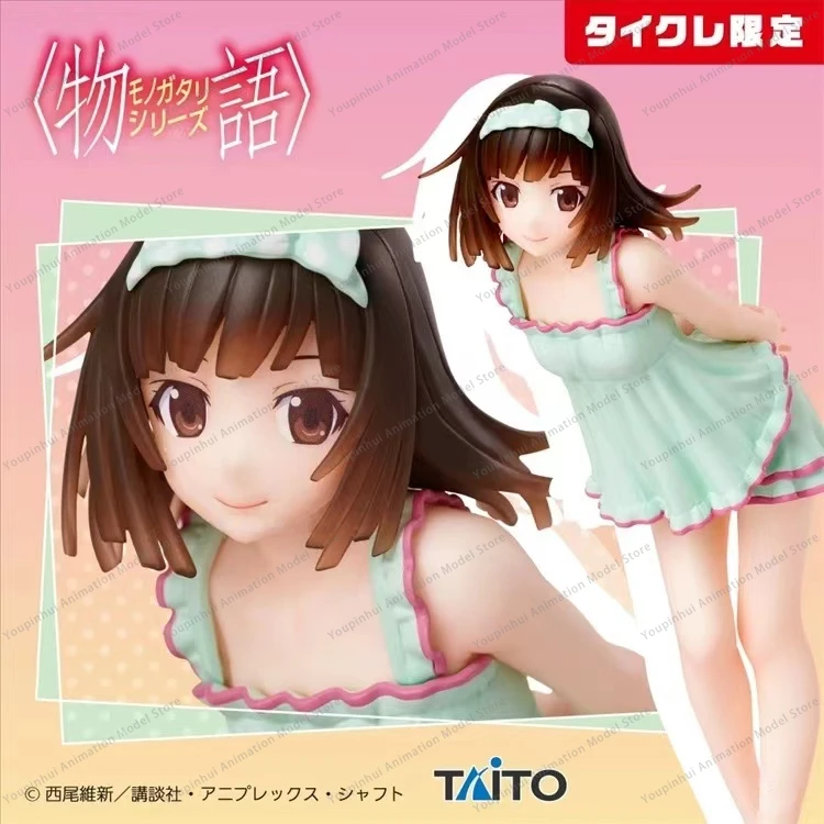 In Stock Original Genuine TAITO Zoku Owarimonogatari 17cm Sengoku Nadeko SENJYOGAHARA HITAGI Anime Sexy Girl Collect Model Gift