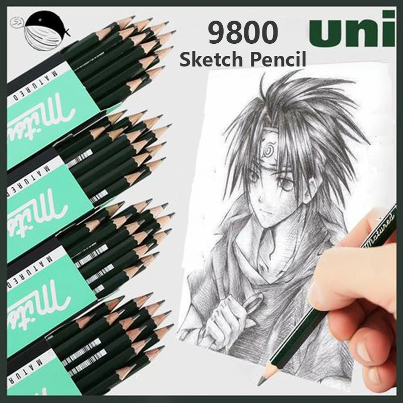 

Uni Sketch Graphite Pencil Set Well-defined Grayscale Artist Accessories Painting Enthusiast Original Japan Smooth Drawing Tools