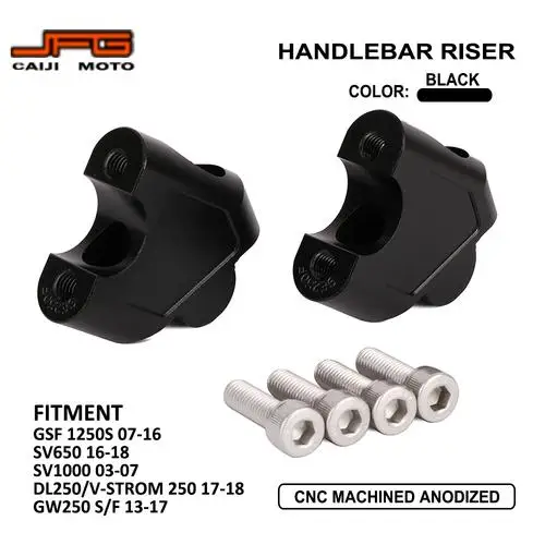 

Мотоциклетный набор, крепление на руль, зажим для ручки для SUZUKI GSF1250S SV650 1000 DL250/V-STROM 250 GW250 S/F, детали двигателя