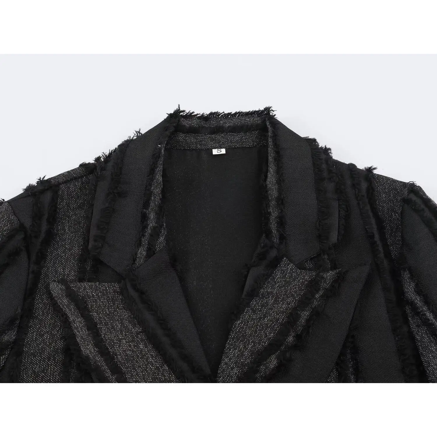 KASLEAD Classic Double-Breasted Extended Length Jacket for Women Fashionable Versatile Long Sleeve Windbreaker Polyester Fiber