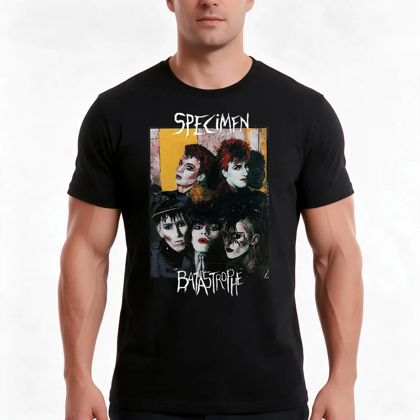 Specimen T-Shirt, Summer Casual Cotton Tee, Oversized Streetwear Tops, Vintage Graphic Print, Loose Fit Short Sleeve