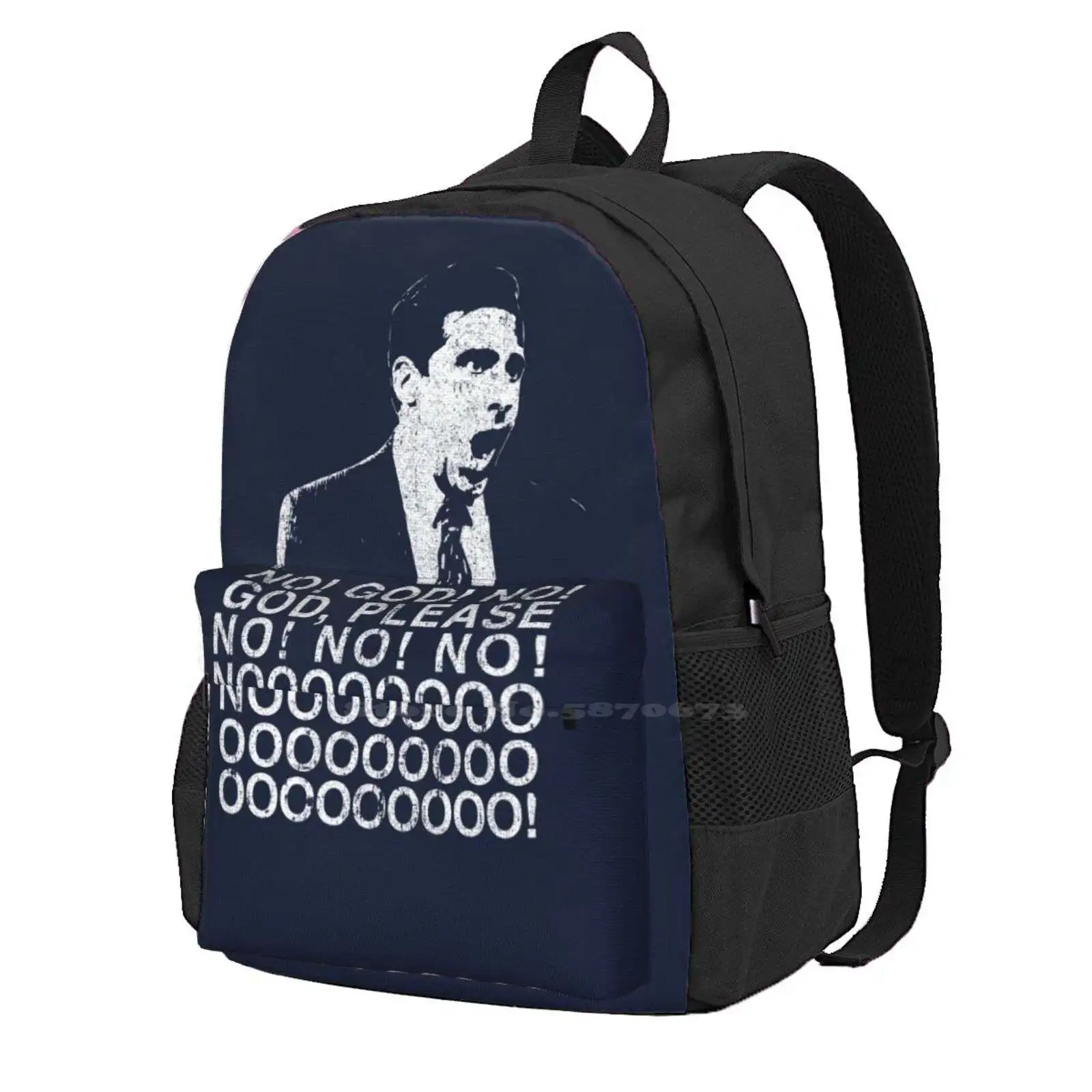 Nooooooooooo! New Arrivals Unisex Bags Student Bag Backpack Dwight Schrute Jim Halpert Pam Beesly Steve Carell Dunder Mifflin