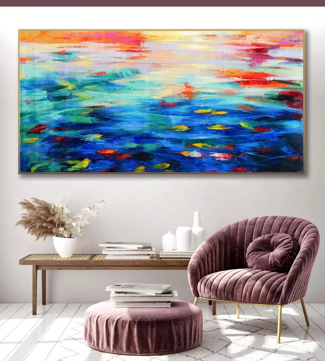 

Hand Painted Oil Painting Colorful Artwork Large Modern Handmade Painting On Canvas Modern Wall Art For Living Room Home Decor