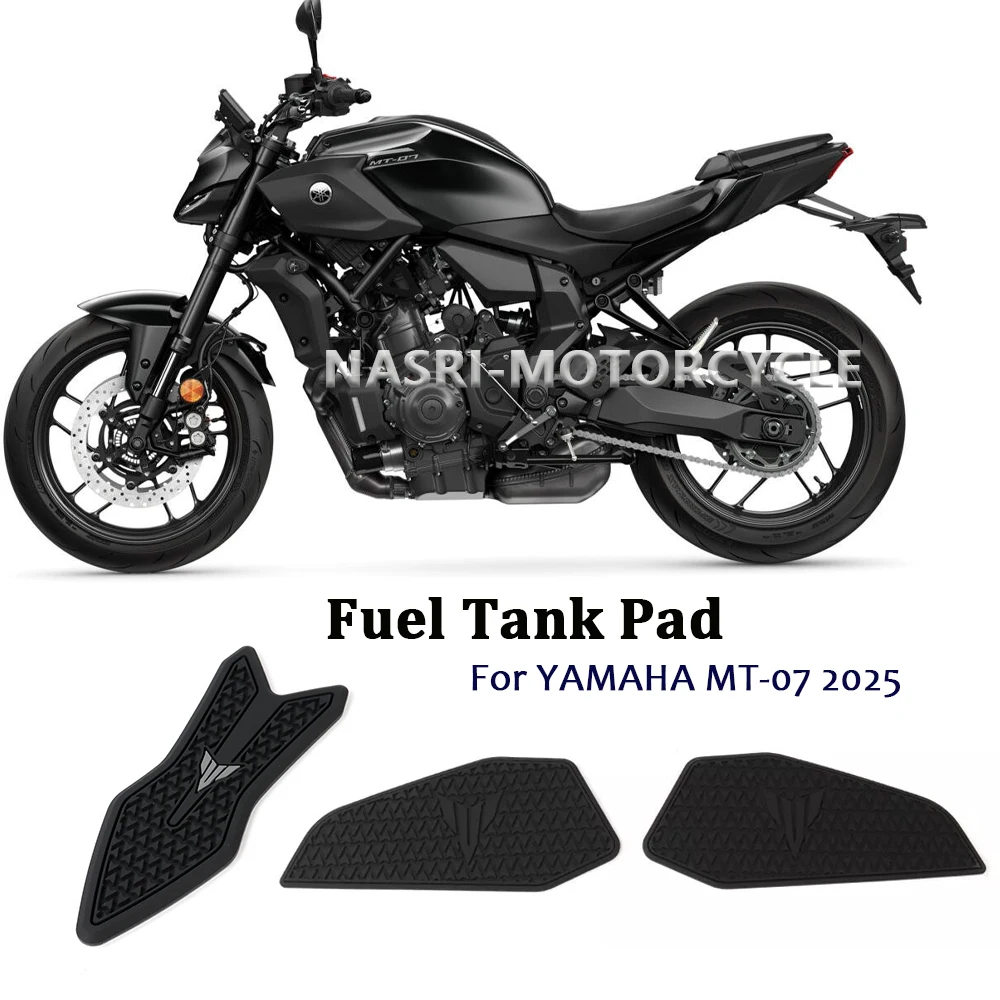

NEW Protector Anti Slip Tank Pad Sticker Gas Knee Grip Traction Side Pad Decal For Yamaha MT 07 mt07 MT-07 2025