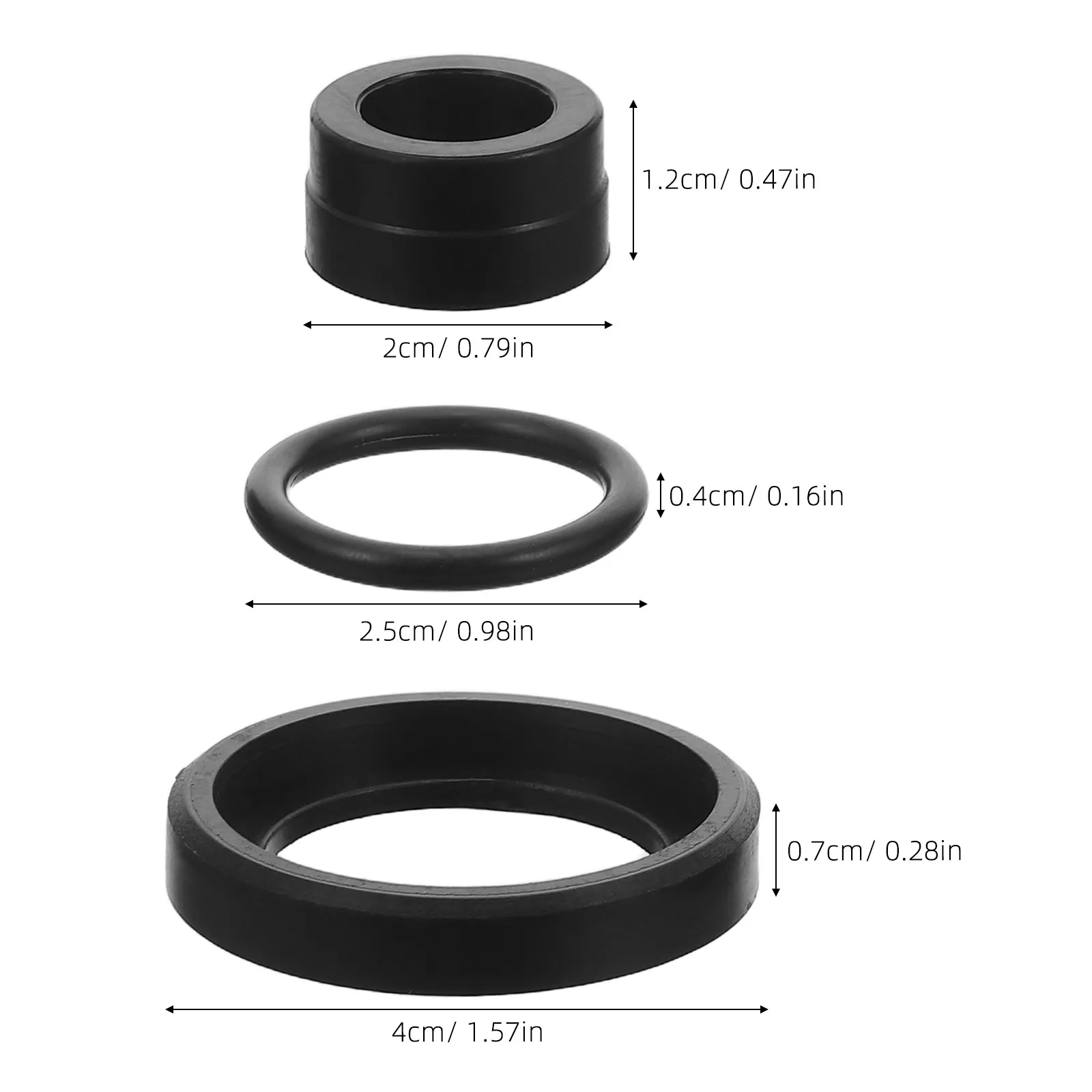 3Pcs Brewing Accessory Kit Universal Rubber Sealing Rings for Beer Dispenser Keg Tap Coupler Wine Valve Airtight Gasket Set Home view 2
