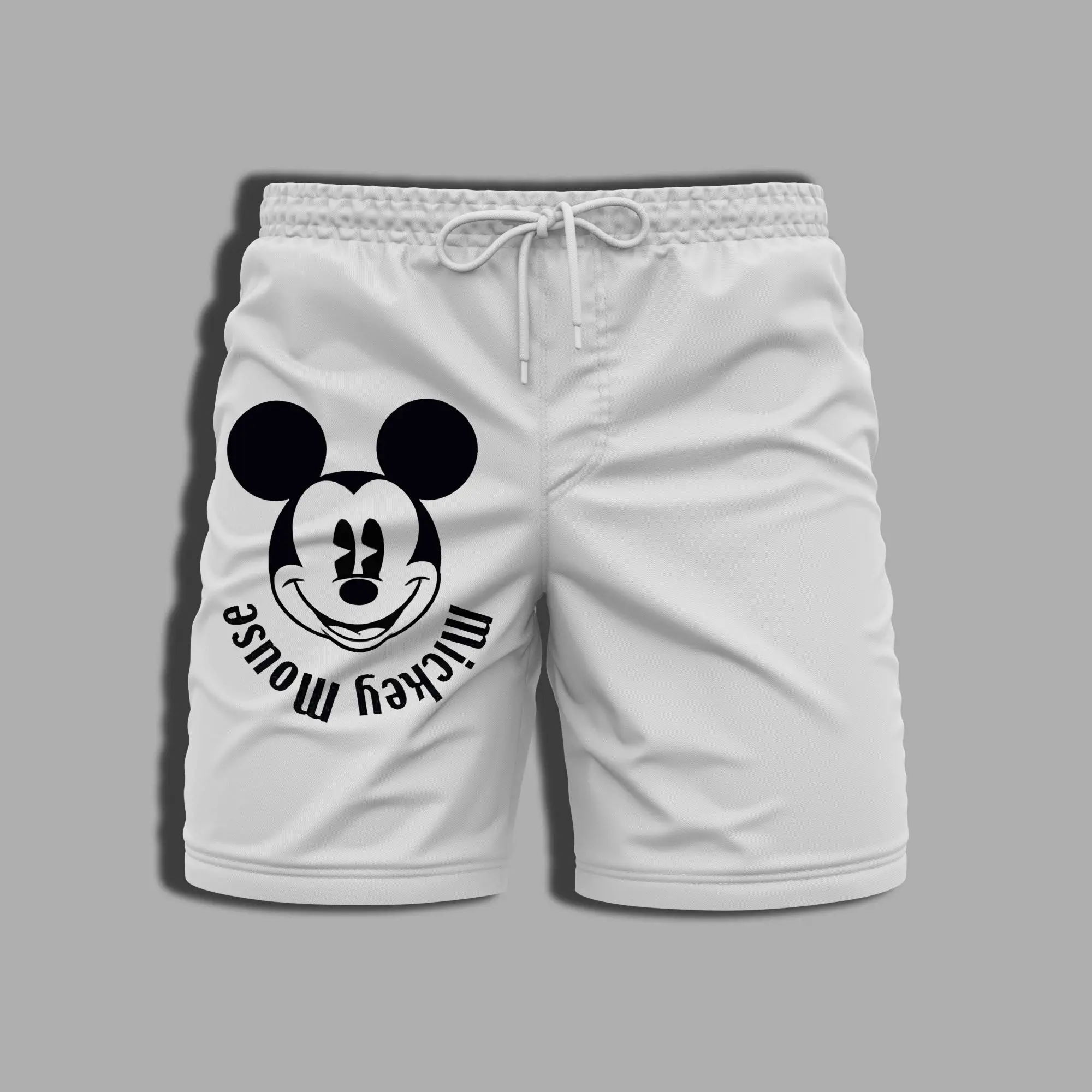 Whole Swimsuit Pants Swim Shorts Men Minnie Mouse Beach Disney Summer Men's Clothing Printing Gym Bathing Suit Man Mickey Male