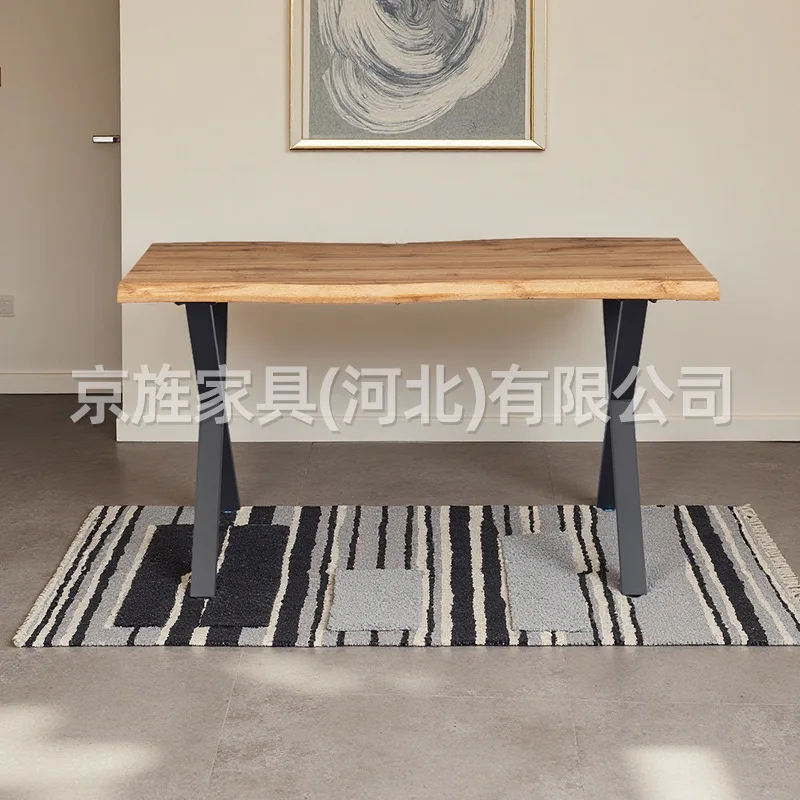 Creative Ironwork Dining Tables Office Simple Bedroom Dining Tables Modern Minimalism Dining Room Furniture Linge De Table YSCZ