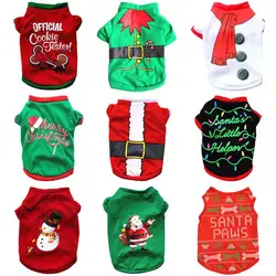 Christmas Dog Clothes New Year Pets Dogs Clothing For Small Medium Dogs Costume Chihuahua Pet Shirt Warm Dog Clothing Yorkshire