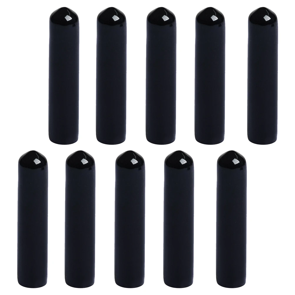 

10pcs Pour Spouts Caps Pourer Covers Liquor Rubber Cap Bottle Pourer Dust Covers Oil Bottle Dust Long Rubber Cap