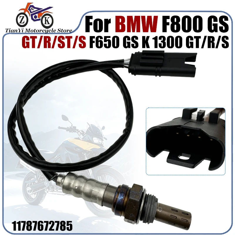 11787672785 Motorcycle Oxygen Sensor For BMW F800GS GT R S ST F650GS K1300GT R S HP2 SPORT Lambda Probe O2 Sensor Replacement