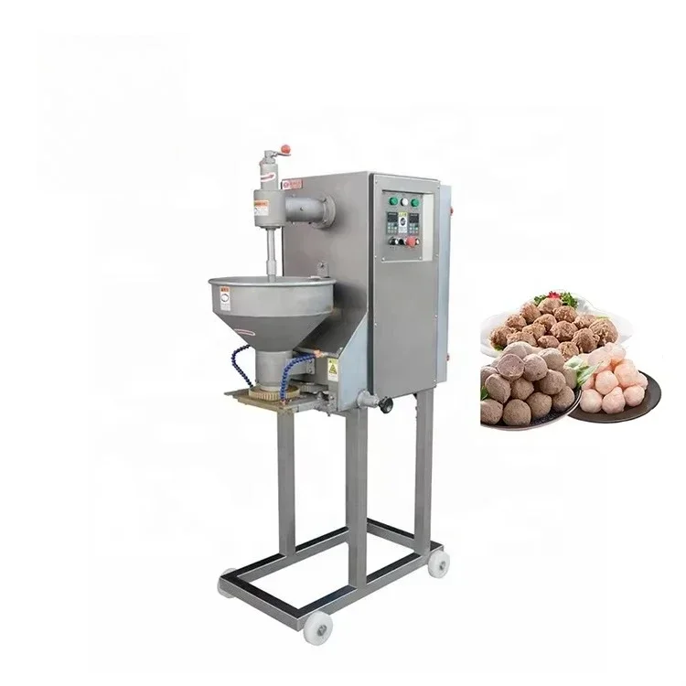 Fully-Automated Commercial Meatball Fishball Making Machine Seafood Ngoh Hiang Maker
