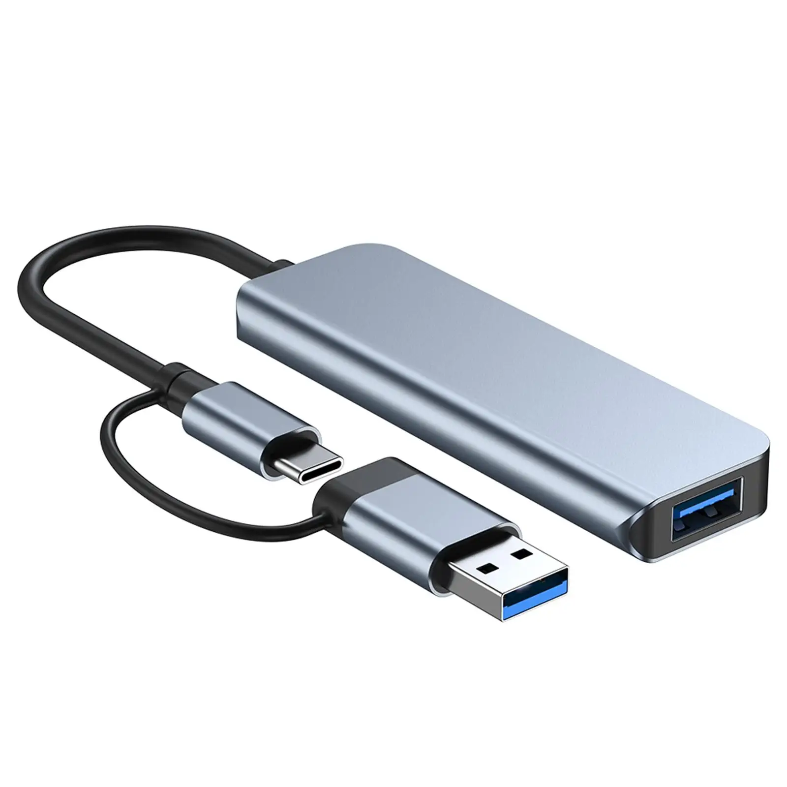 USB 3.0 Hub Expander c سليم سبائك الألومنيوم المحمولة لأجهزة الكمبيوتر المحمول