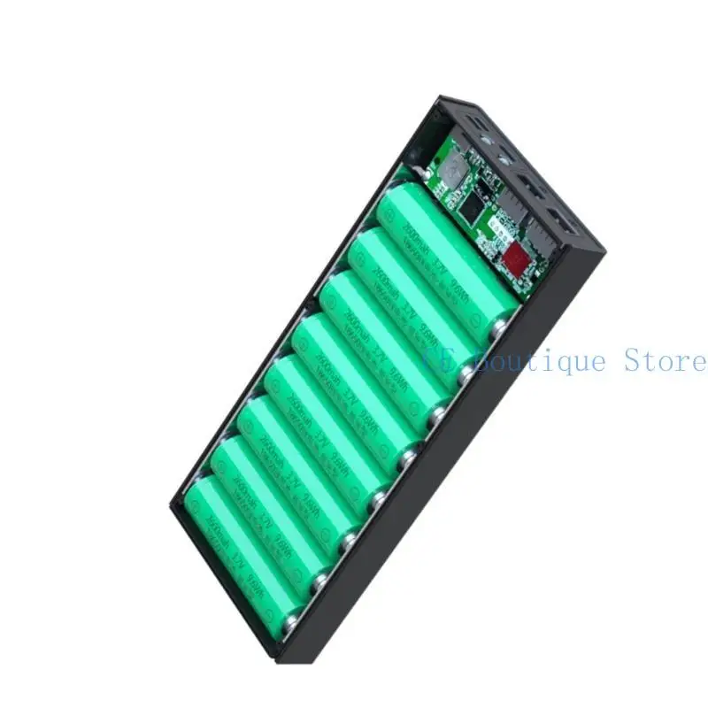 652f abnehmbare Batteriespeicherbox für 8x18650 Batterien Halter DIY -Plastikboxen – Detail 5
