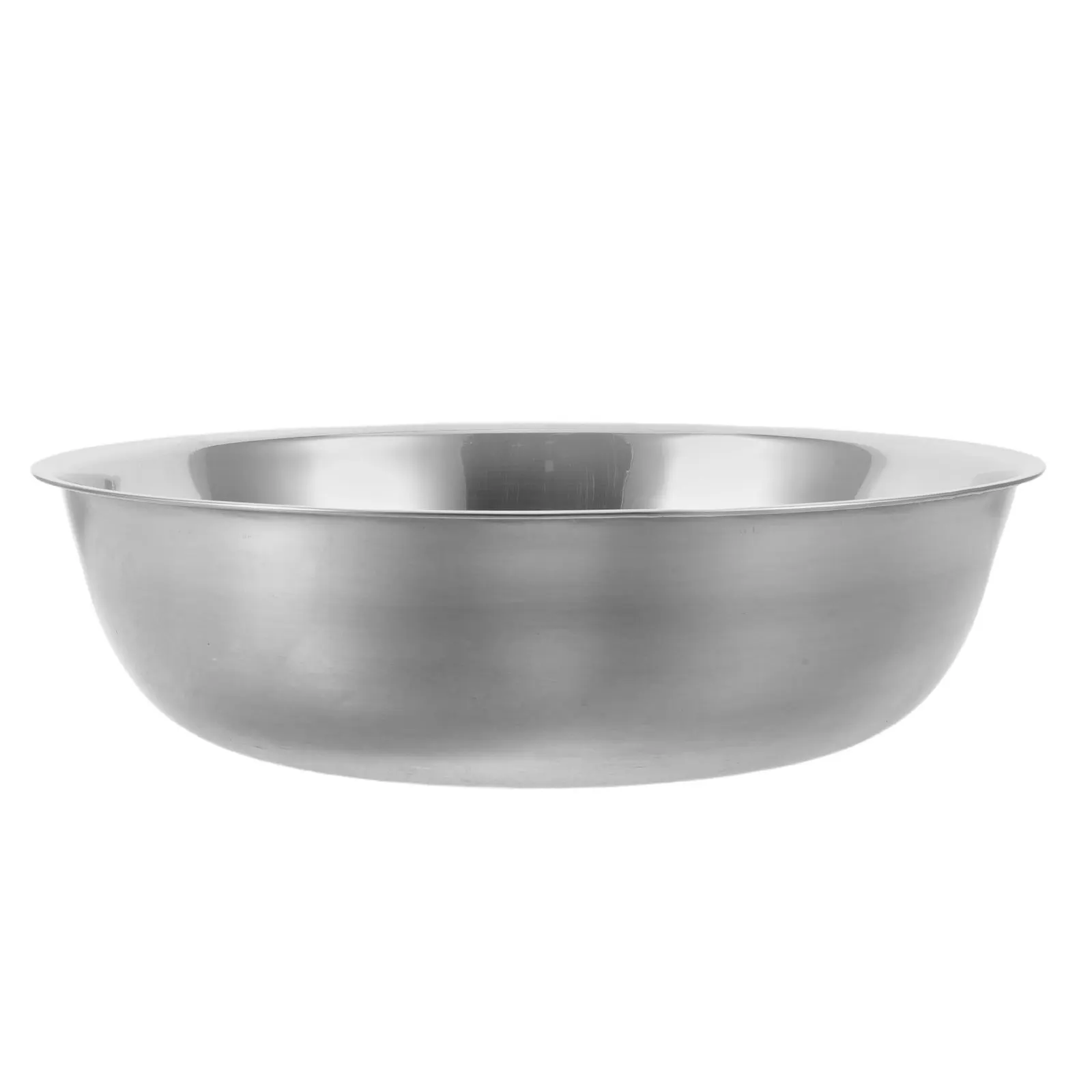 Kitchen Wash Basin Stainless Steel Thickened 12.6in Round Mixing Bowl Vegetable Fruit Washing Dough Kneading Baking Salad Prep