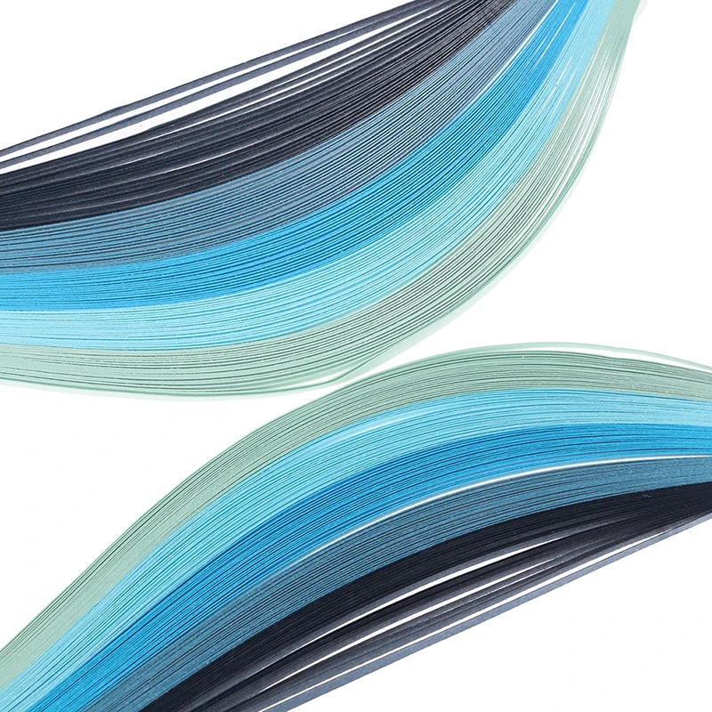 

100Pcs Paper Quilling Strips Set 3mm 39cm Gradient Color Paper For Craft DIY Quilling Tool Handmade Paper