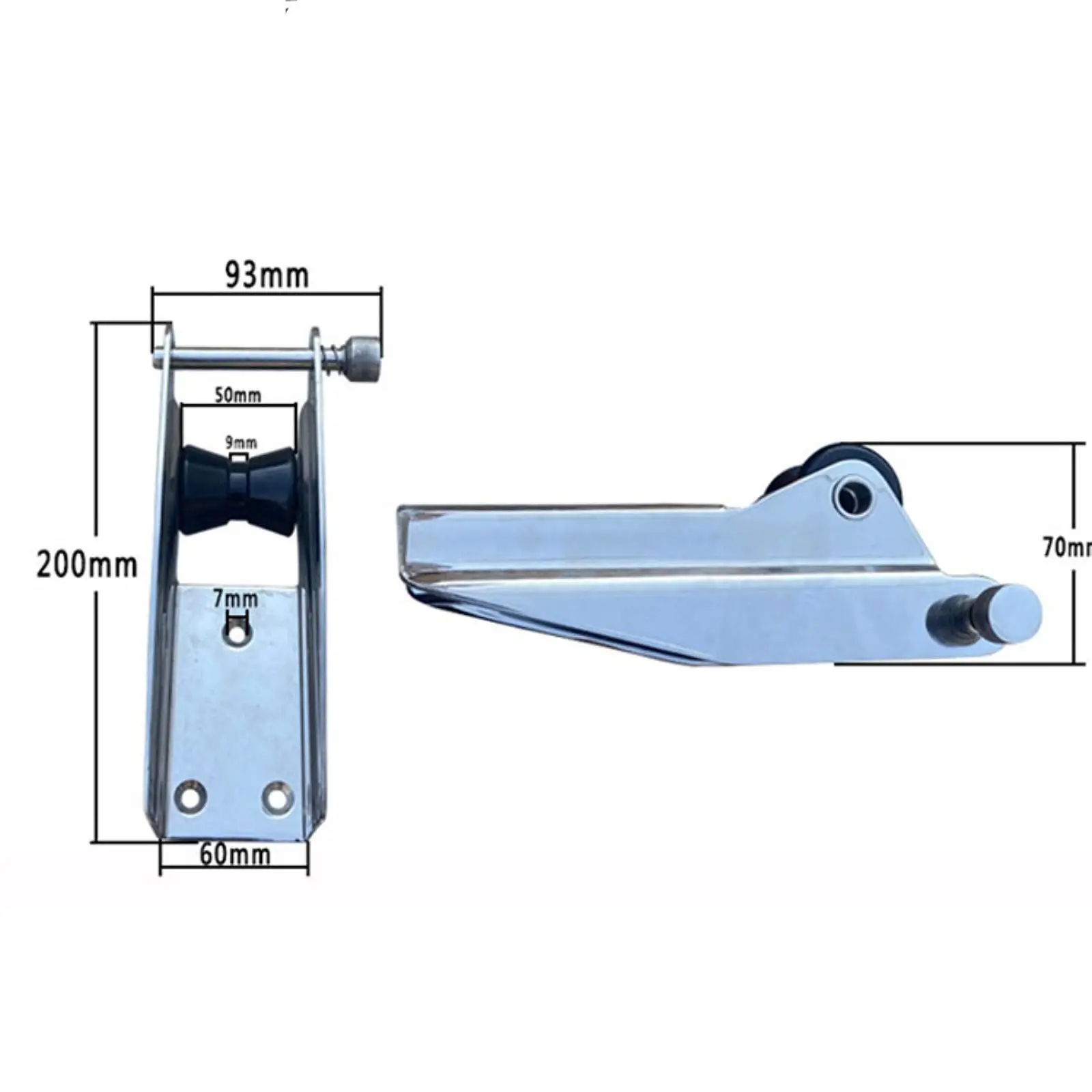 Marine Bow Anker Roller Marine Hardware Roestvast Vervanging Eenvoudig Te Installeren Jacht Docking Accessoires Roestvrij Staal