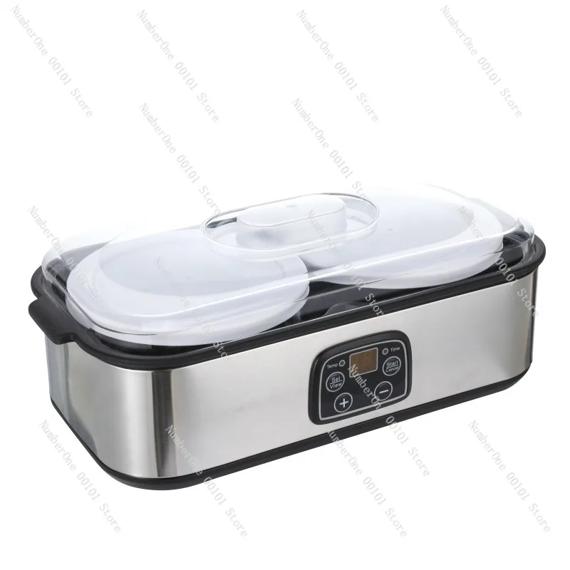 Home Breakfast Yogurt Maker 2 Cup Automatic Fermentation Machine for Homemade Yogurt Jam Ice Cream Pudding Multifunction