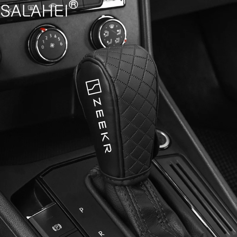 

Автомобильная крышка ручки переключения передач, нескользящая износостойкая крышка ручки переключения передач для ZEEKR 001 2021 2022 2023 009 007 7X 2024, защитный аксессуар