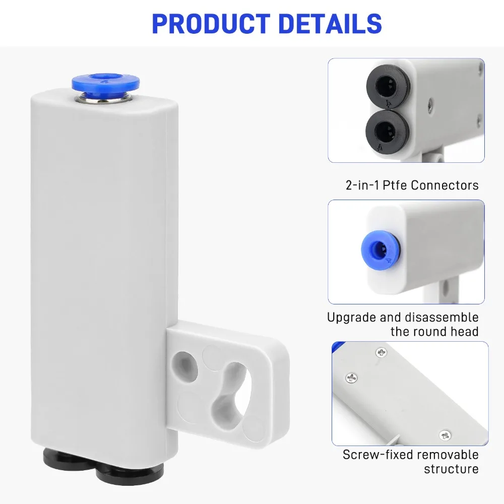 1/2PCS Upgraded 2-in-1 Ptfe Adapter For Bambulab 3D Printer Consumables Accessories