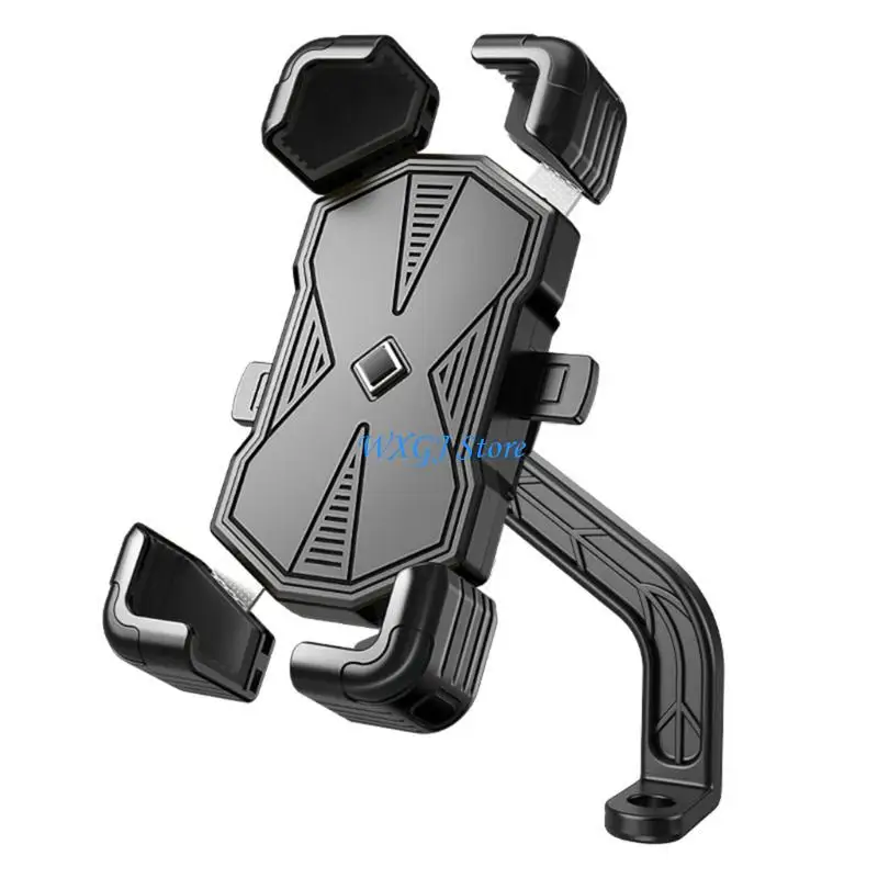 

37JE Universal Bike Phone Mount Stable & Reliable Phone Stand 360° Adjustable Angles