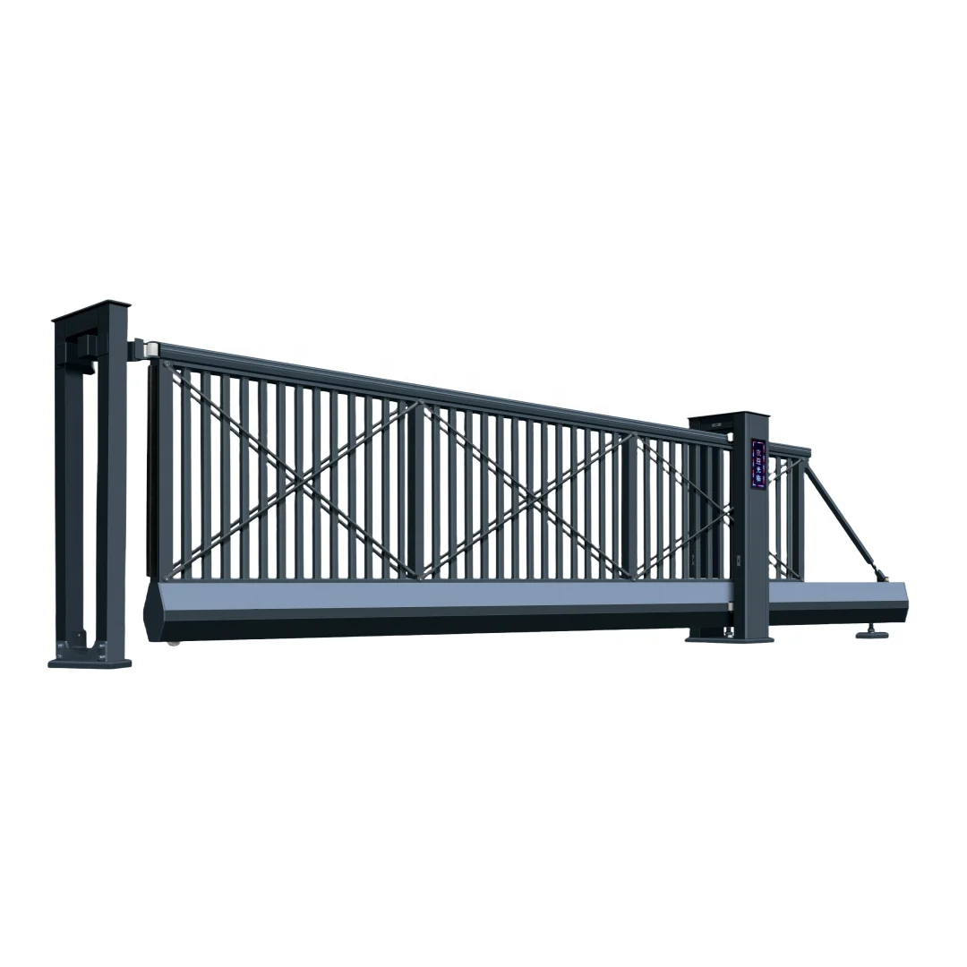 *&Aluminum Cantilever Gate Privacy Gates System Automatic Electric Aluminium Driveway Sliding Cantilever Gate