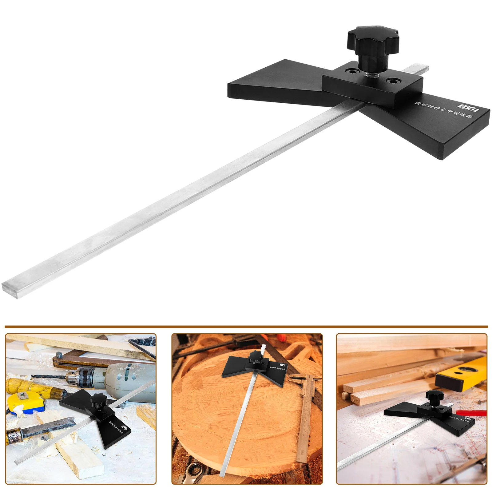 

Scriber Aluminum Plastic Woodworking Center Finding Gauge For Precise Marking Multiple Positioning Options Center Finder