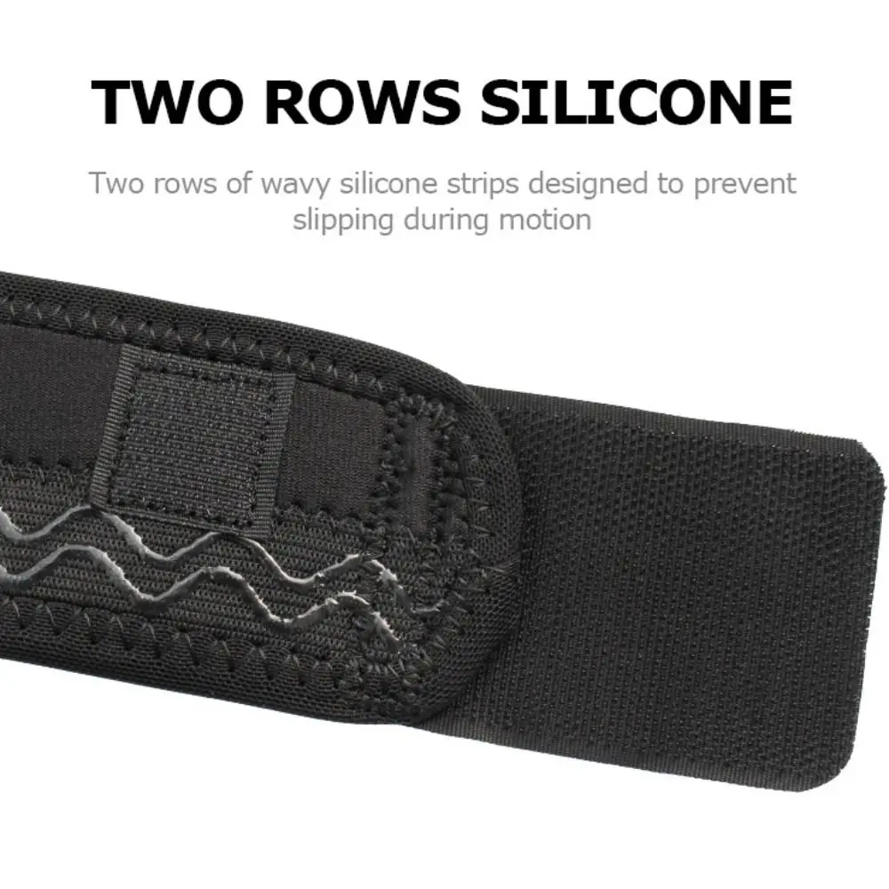 

4-пружинный спортивный наколенник, противоскользящая силиконовая полоса, амортизирующая коленная чашечка, защита для ног, регулируемая под давлением