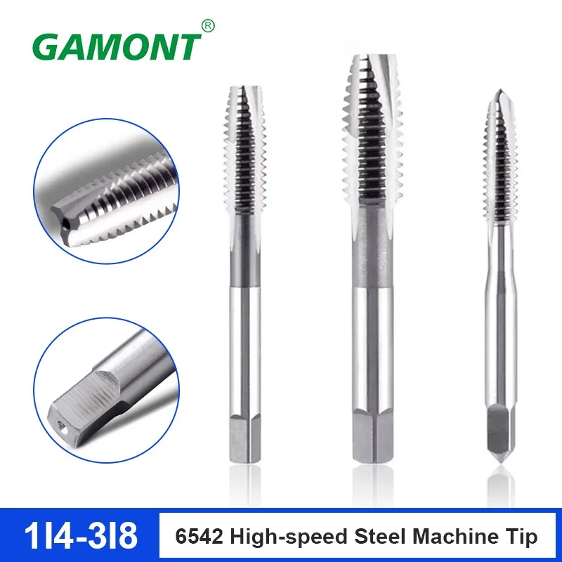 

GAMONT 6542 High-speed Steel Anglo-American Front End Tap Machine Taping CNC Machining Center Thread Tap Tools