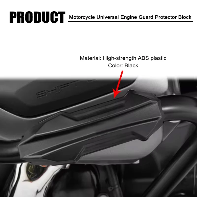 For Voge DS525X DS900X Motorcycle Engine Crash Bar Bumper Guard Decorative Block DSX 525 DSX 900 Rally Voge 500AC 500DS 300DS