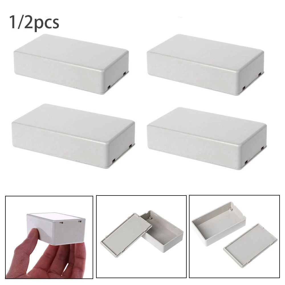 

1/2pcs Hot ABS Plastic High Quality Enclosure Boxes Instrument Case Waterproof Cover Project Electronic Project Box