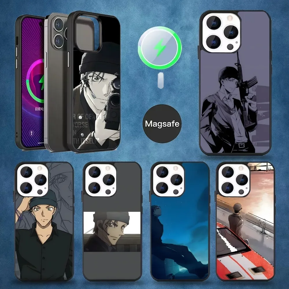

Shuichi A-Akai Phone Case For iPhone 16,15,14,13,12,11,Pro,Max,Plus,Mini,Magsafe,Magnetic Wireless Charging Case