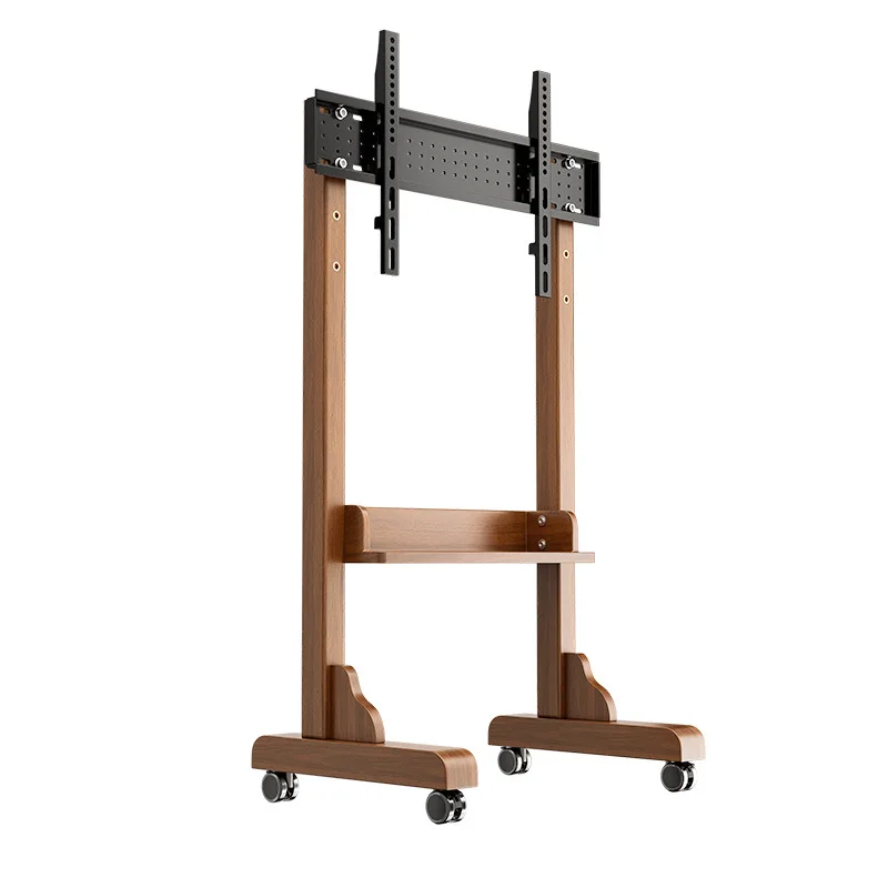 TV mobile bracket cart floor-to-ceiling universal monitor with wheel hanger