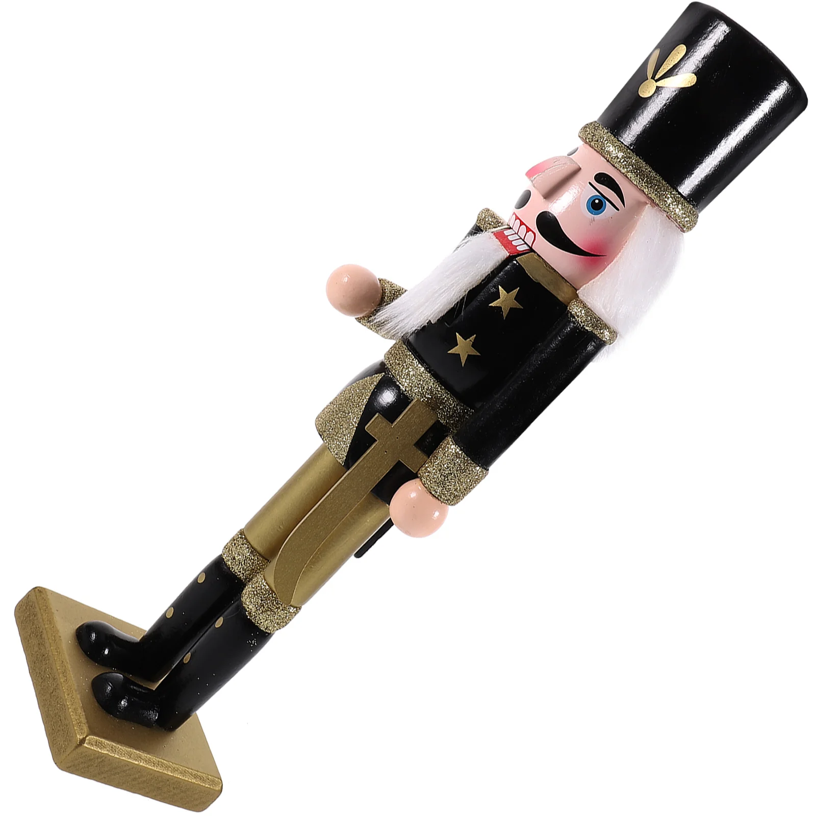 

Wooden Nutcracker Puppet Christmas Decoration Desktop Table Ornament Christmas Traditional Nutcracker Traditional Festival Craft