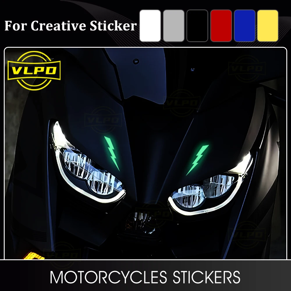 1 Pair Lightning Motorcycle Glow Stickers Waterproof Decals for Yamaha NMAX 125 155 XMAX 300 400 TMAX 530 560 N MAX Accessories