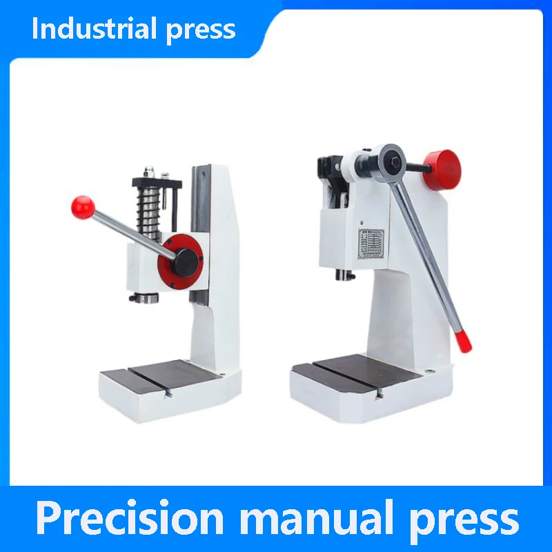 

Hand Press Machine Desktop Round /Square Head Punch Punching Industrial Hand Press Small Manual Press Stroke 40mm